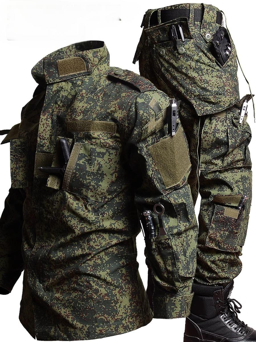 Camouflage Hunting Jacket - Rus Özel Kuvvetler Kamuflaj Elbisesi, Hakiki