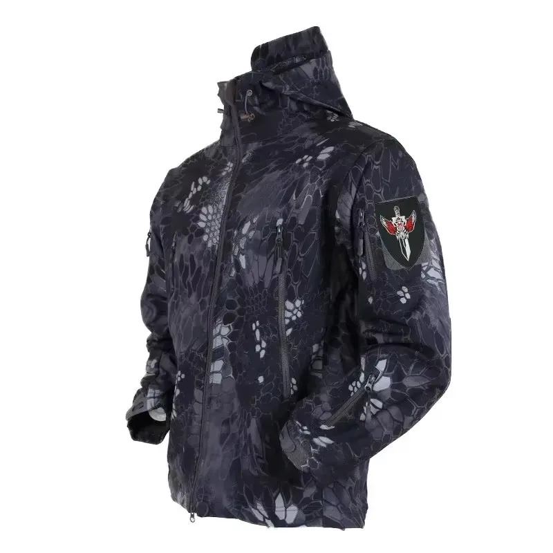 Hunting Outdoor Jacket - 5XL 6XL CP Kamuflaj Yumuşak Kabuk