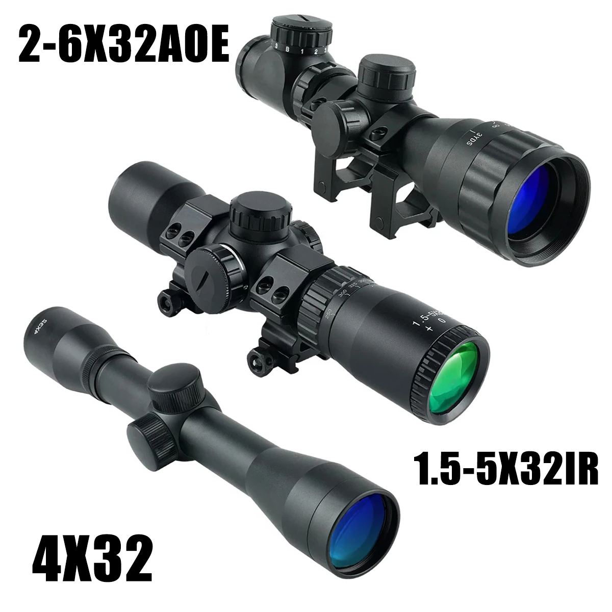 2-6X32AOE Tatar Yayı Kısa Kaps - Crossbow Scope Sight incelemesi ve fiyatı