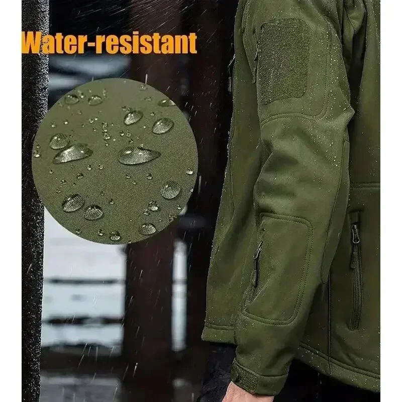 5XL 6XL CP Kamuflaj Yumuşak Ka - Hunting Outdoor Jacket incelemesi ve fiyatı